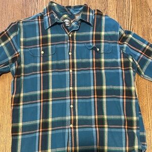 Timberland Plaid Button Down Shirt - Men's L